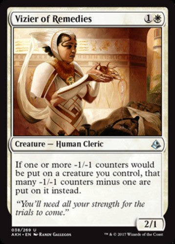 Vizier of Remedies - Amonkhet - English - NM - MTG