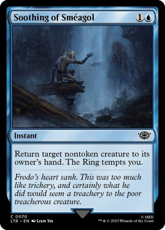 Soothing of Smeagol - Lord of the Rings - English - NM - MTG