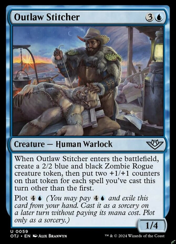 Outlaw Stitcher - Outlaws of Thunder Junction - English - NM - MTG