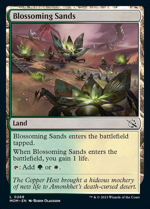 Blossoming Sands - March of the Machines - English - NM - MTG