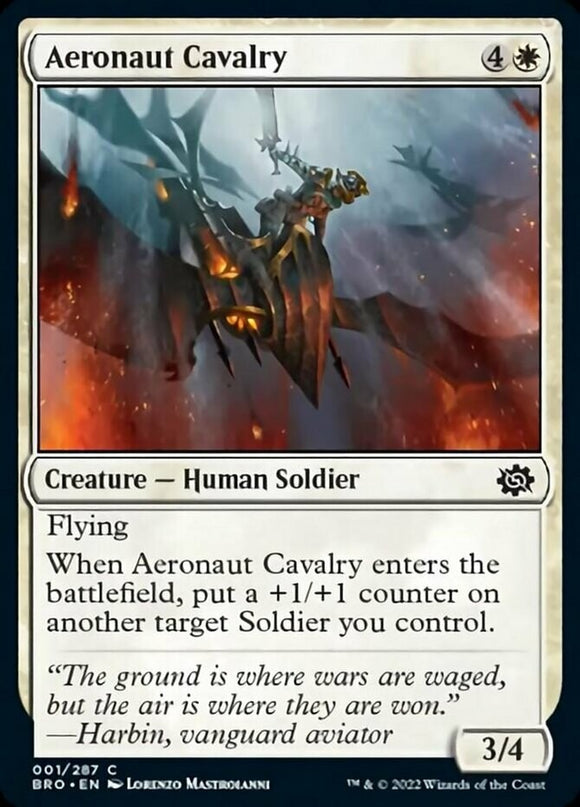 Aeronaut Cavalry - The Brothers' War - English - NM - MTG