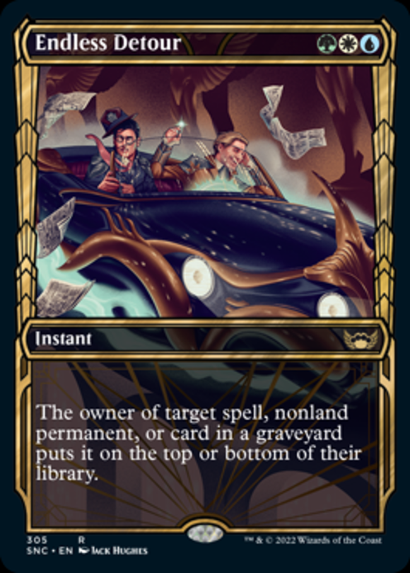 Endless Detour - Showcase - Streets of New Capenna - English - NM - MTG