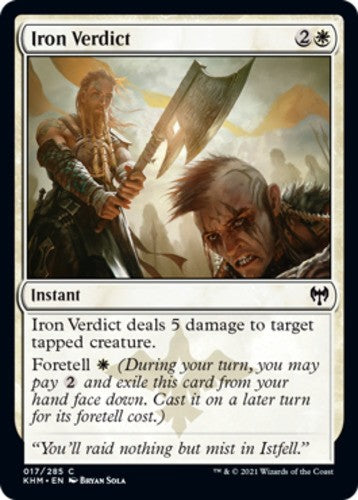 Iron Verdict - Kaldheim - English - NM - MTG