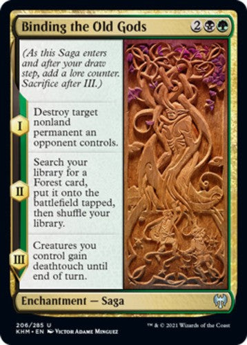 Binding the Old Gods - Kaldheim - English - NM - MTG