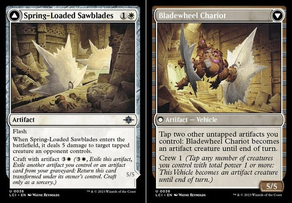 Spring-Loaded Sawblades // Bladewheel Chariot - Lost Caverns of Ixalan - English