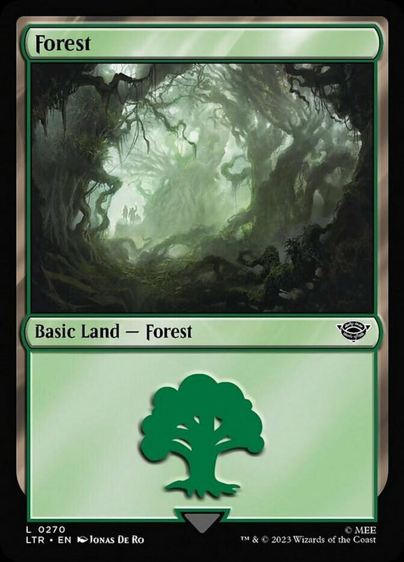 Forest (0270) - Lord of the Rings - English - NM - MTG