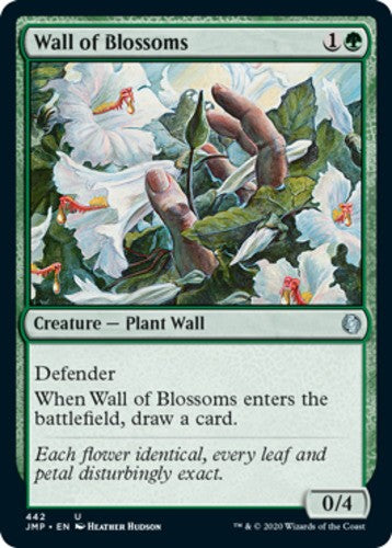 Wall of Blossoms - Jumpstart - English - NM - MTG