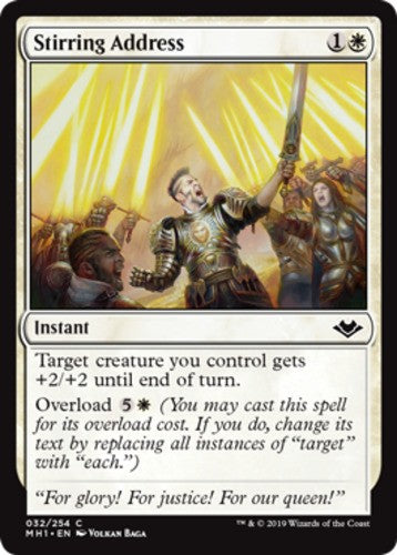 Stirring Address - Modern Horizons - English - NM - MTG