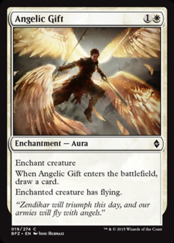 Angelic Gift - Battle for Zendikar - English - NM - MTG