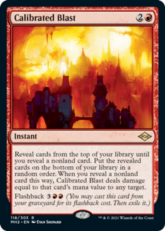Calibrated Blast - Modern Horizons 2 - English - NM - MTG