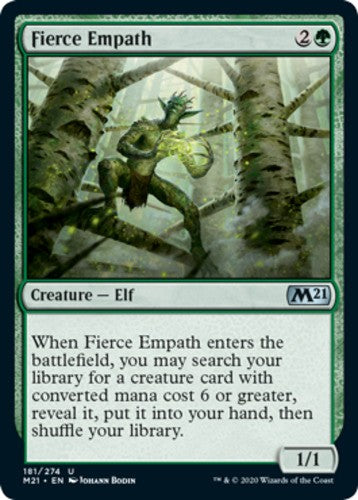 Fierce Empath - Core Set 2021 (M21) - English - NM - MTG