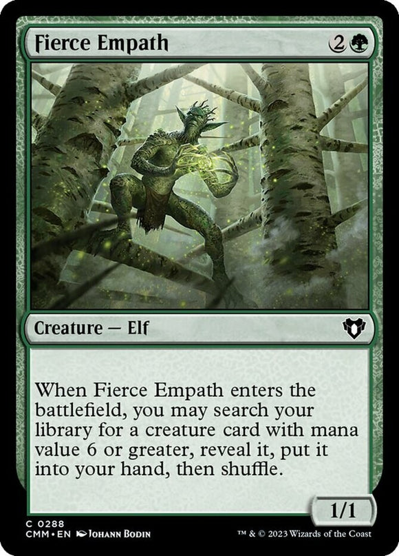 Fierce Empath - Commander Masters - English - NM - MTG
