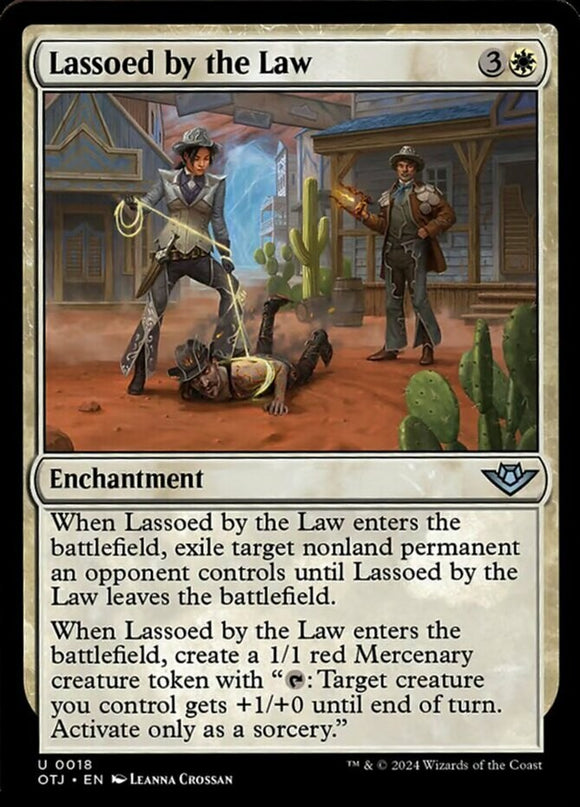 Lassoed by the Law - Outlaws of Thunder Junction - English - NM - MTG
