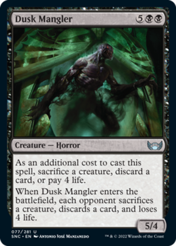 Dusk Mangler - Streets of New Capenna - English - NM - MTG