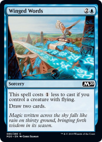 Winged Words - Core Set 2020 (M20) - English - NM - MTG
