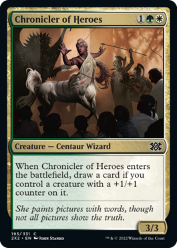 Chronicler of Heroes - Double Masters 2022 - English - NM - MTG