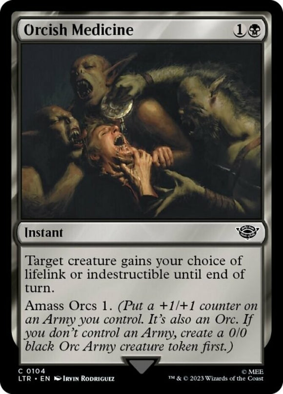Orcish Medicine - Lord of the Rings - English - NM - MTG