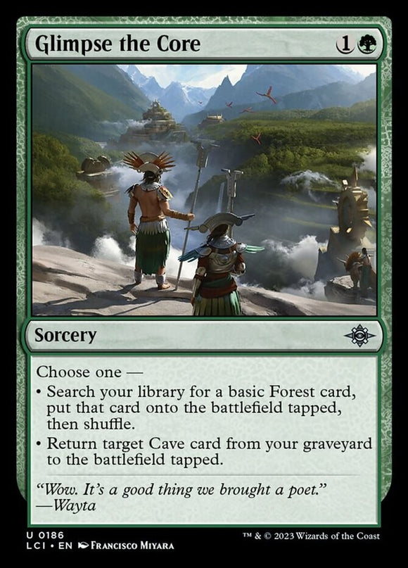 Glimpse the Core - Lost Caverns of Ixalan - English - NM - MTG