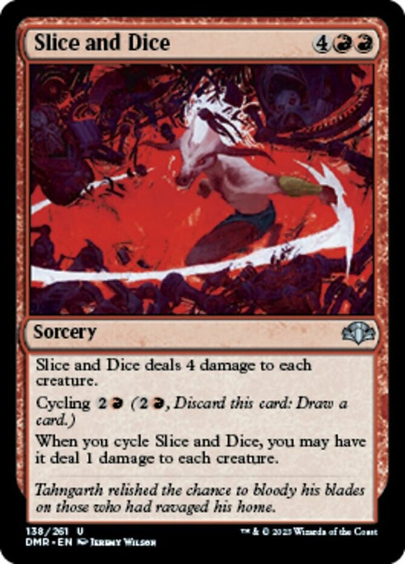 Slice and Dice - Dominaria Remastered - English - NM - MTG