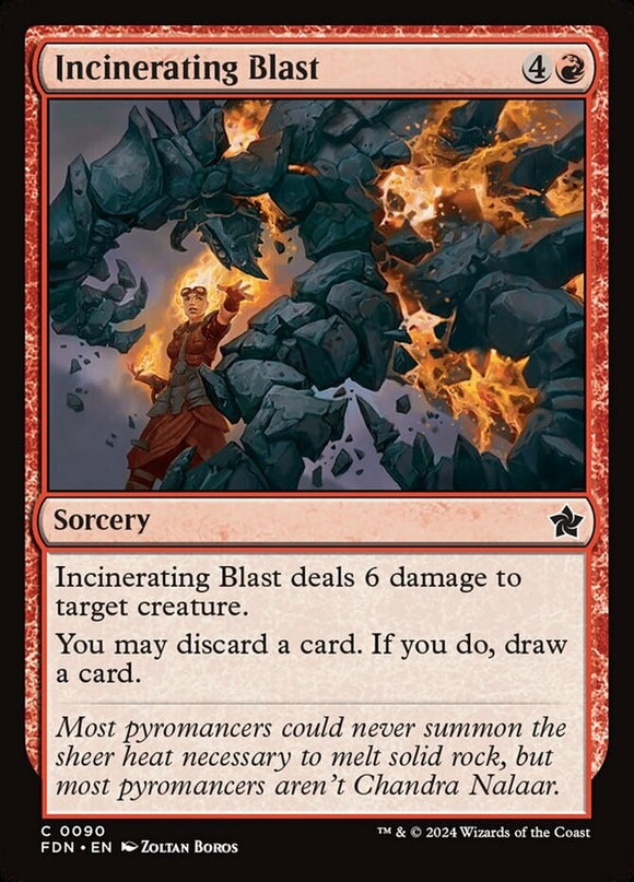 Incinerating Blast - Foundations - English - NM - MTG