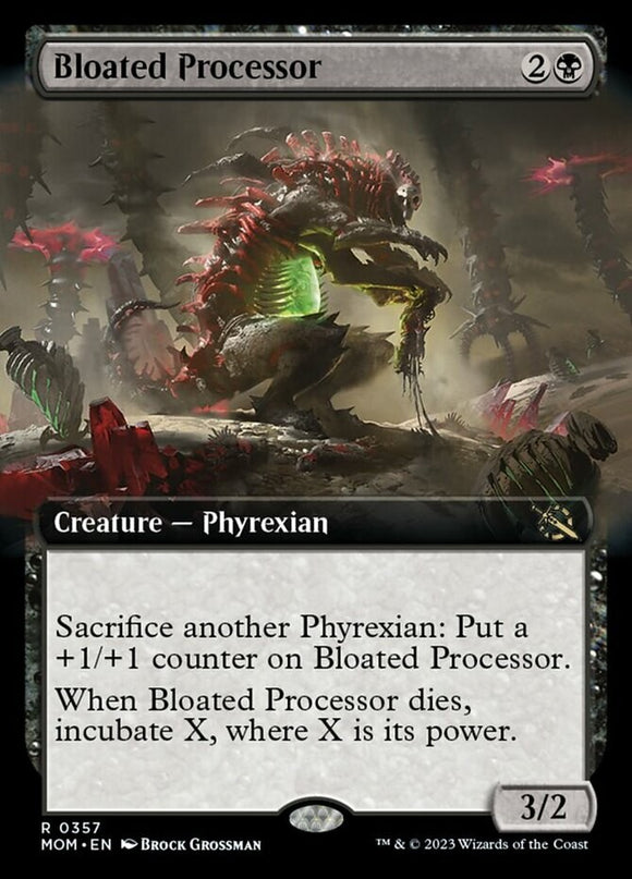 Bloated Processor - Extended Art - March of the Machines - English - NM - MTG