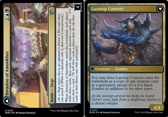 Invasion of Amonkhet // Lazotep Convert - March of the Machines - English - NM -