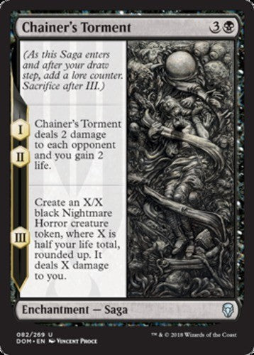 Chainer's Torment - Dominaria - English - NM - MTG