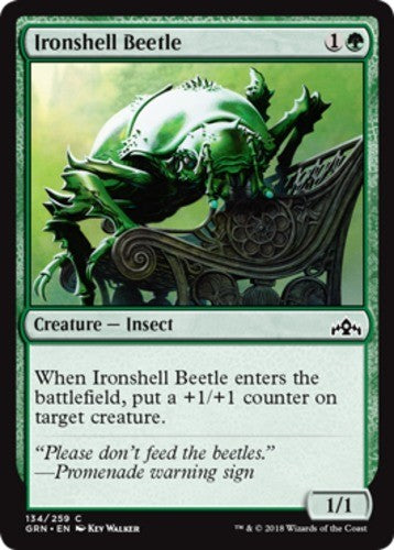 Ironshell Beetle - Guilds of Ravnica - English - NM - MTG
