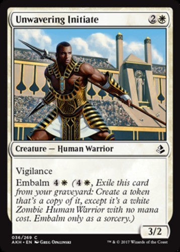 Unwavering Initiate - Amonkhet - English - NM - MTG