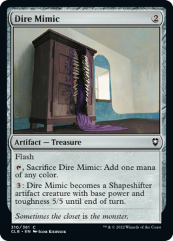 Dire Mimic - Battle for Baldur's Gate - English - NM - MTG