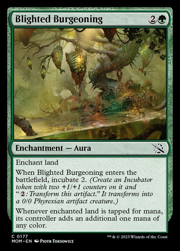 Blighted Burgeoning - March of the Machines - English - NM - MTG