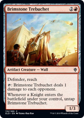 Brimstone Trebuchet - Throne of Eldraine - English - NM - MTG
