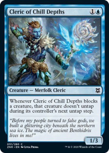 Cleric of Chill Depths - Zendikar Rising - English - NM - MTG