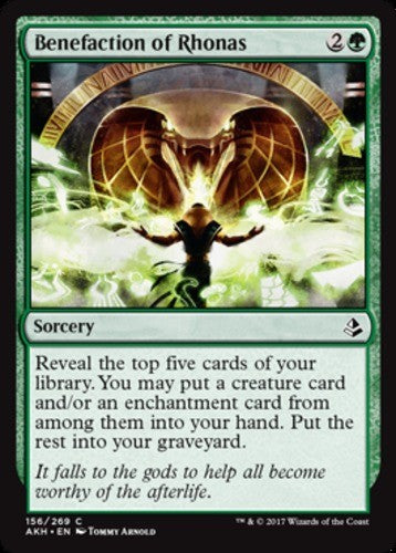 Benefaction of Rhonas - Amonkhet - English - NM - MTG