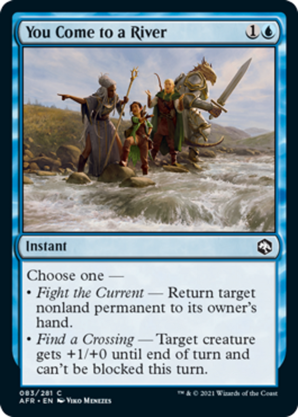 You Come to a River - Forgotten Realms - English - NM - MTG