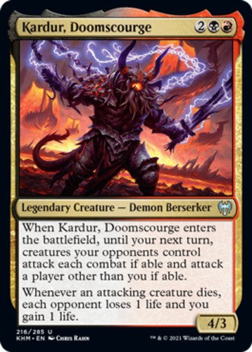 Kardur, Doomscourge - Kaldheim - English - NM - MTG