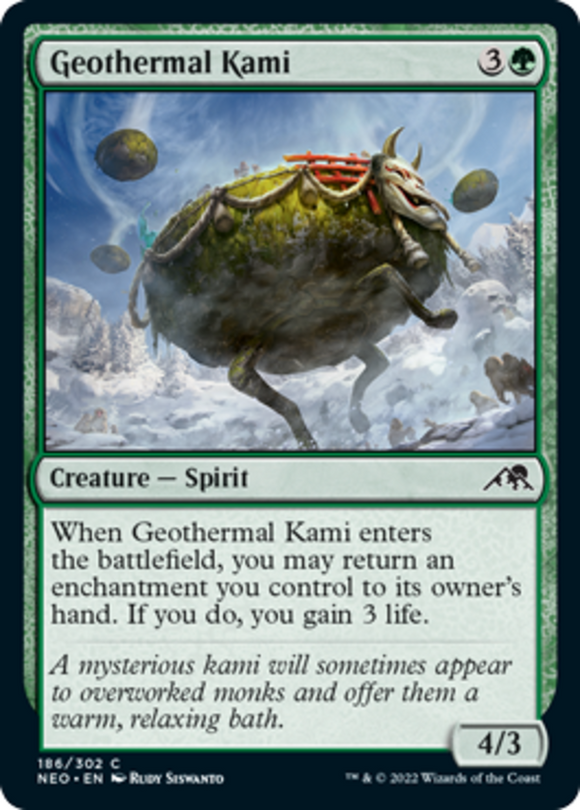 Geothermal Kami - Kamigawa: Neon Dynasty - English - NM - MTG