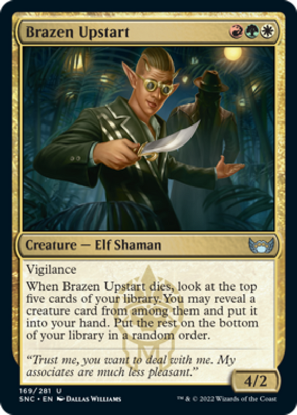 Brazen Upstart - Streets of New Capenna - English - NM - MTG