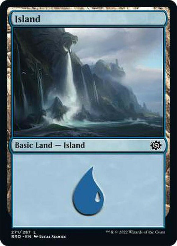 Island (271) - The Brothers' War - English - NM - MTG