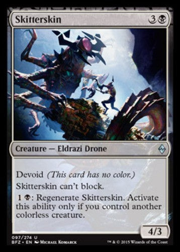 Skitterskin - Battle for Zendikar - English - NM - MTG