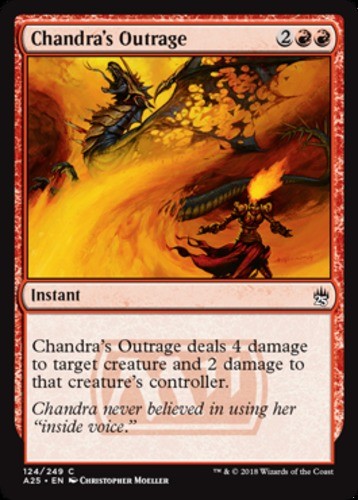 Chandra's Outrage - Masters 25 - English - NM - MTG