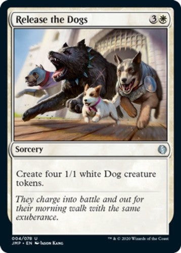 Release the Dogs - Jumpstart - English - NM - MTG