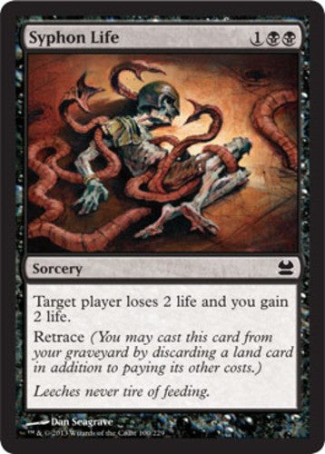 Syphon Life - Modern Masters 2013 - English - NM - MTG
