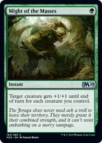 Might of the Masses - Core Set 2020 (M20) - English - NM - MTG