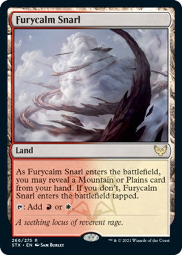 Furycalm Snarl - Strixhaven: School of Mages - English - NM - MTG