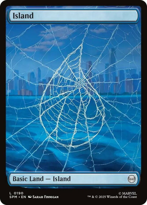 Island (0190) - Marvel's Spider-Man - English - NM - MTG