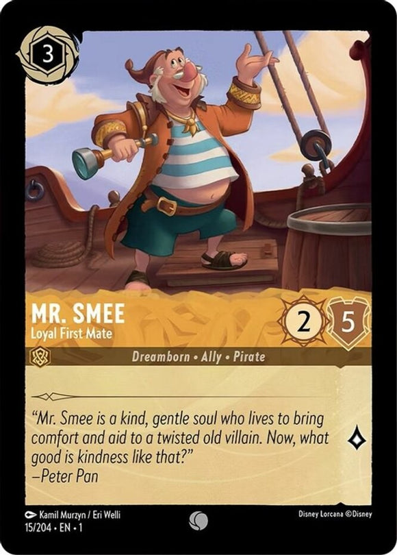 Mr. Smee - Loyal First Mate - 15/204 - Common - The First Chapter NM