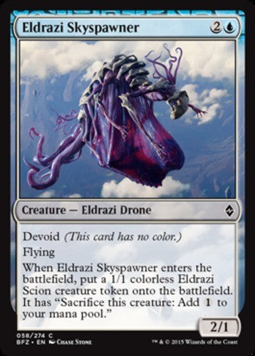 Eldrazi Skyspawner - Battle for Zendikar - English - NM - MTG