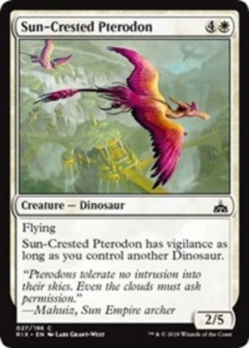 Sun-Crested Pterodon - Rivals of Ixalan - English - NM - MTG