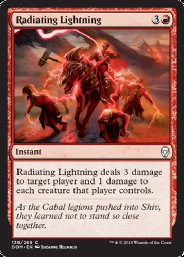 Radiating Lightning - Dominaria - English - NM - MTG